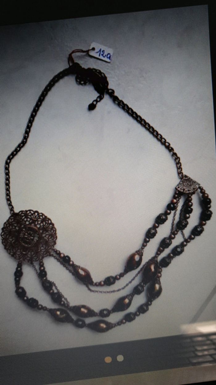 Collier Femme marron neuf - photo numéro 1