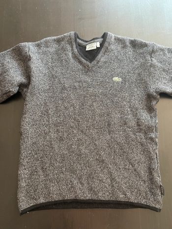Pull Lacoste gris M (T3) bon état