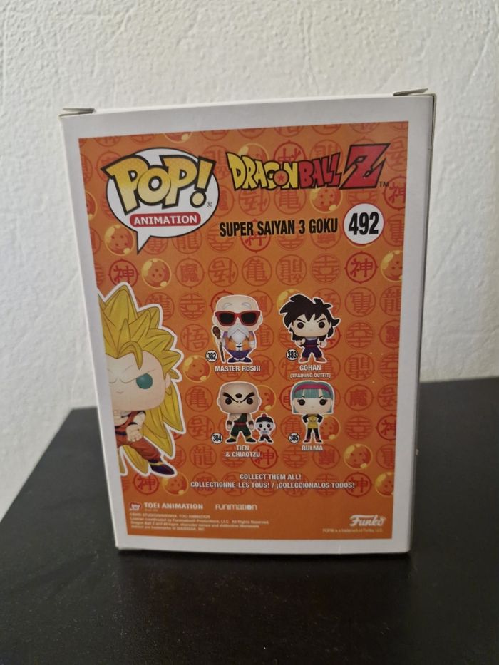 Figurine POP super sayan 3 goku - photo numéro 2