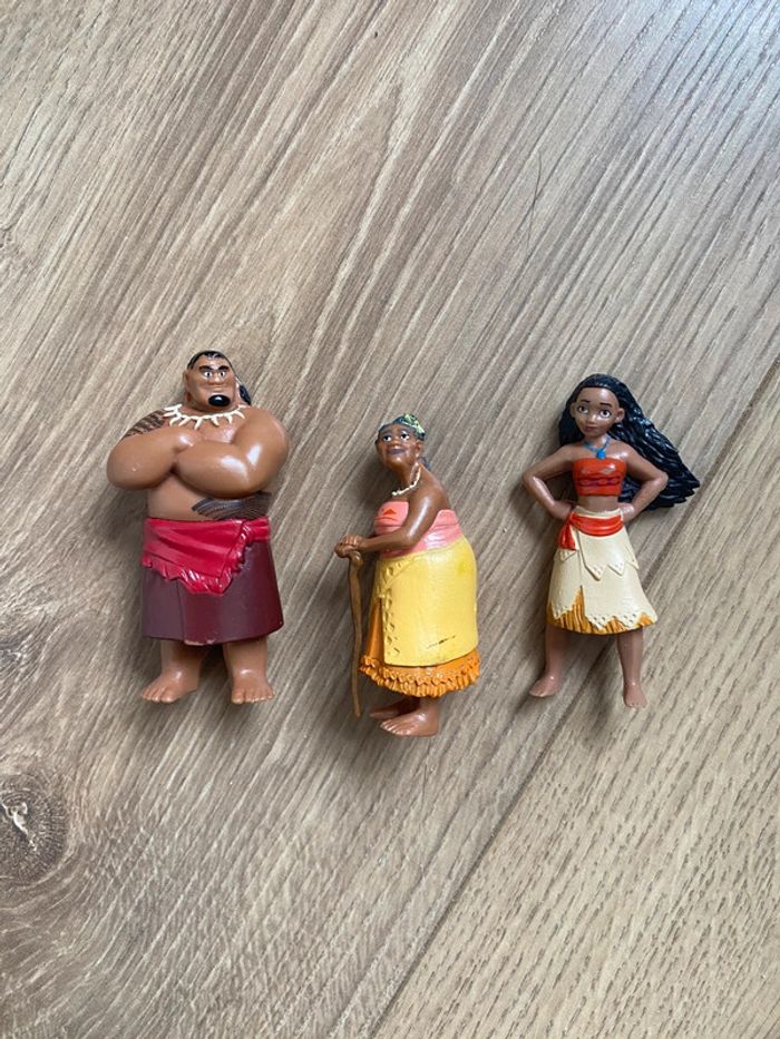 Lot de 3 figurines vaiana Disney