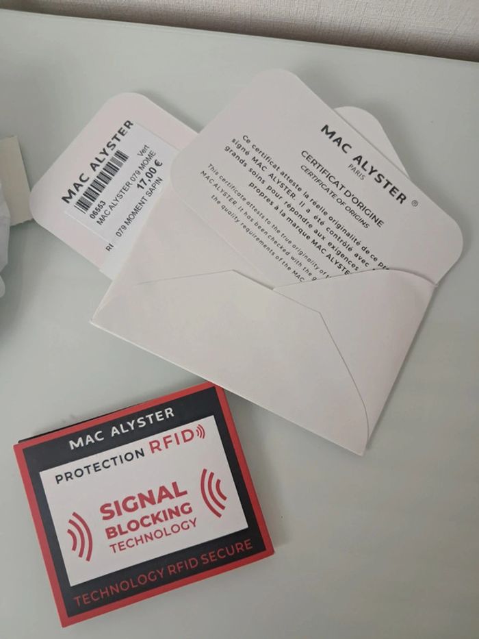 Mac Alyster portefeuille et porte-monnaie neuf - photo numéro 13