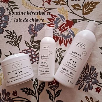 Routine Kératine et lait de chèvre 