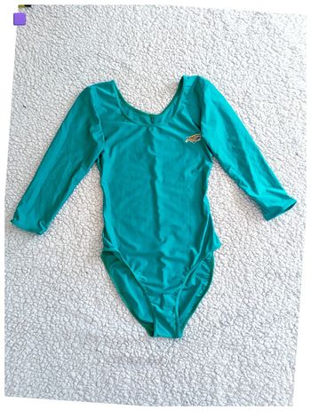 Justaucorps/maillot de bain vert Aquatic Wear - 38/40 vintage old school
