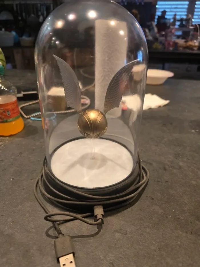 Cloche lumineuse harry Potter vif d’or - photo numéro 3