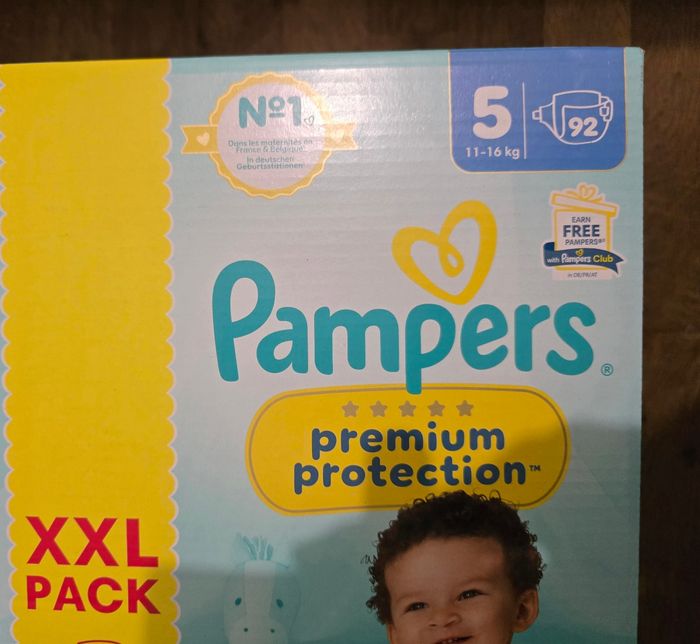 🌟 Pampers premium protection 2x92 couches - Taille 5 (11 - 16 kg) 🌟 - photo numéro 2