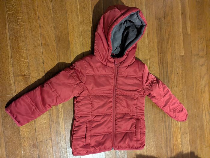 Manteau fillette 3a bordeaux