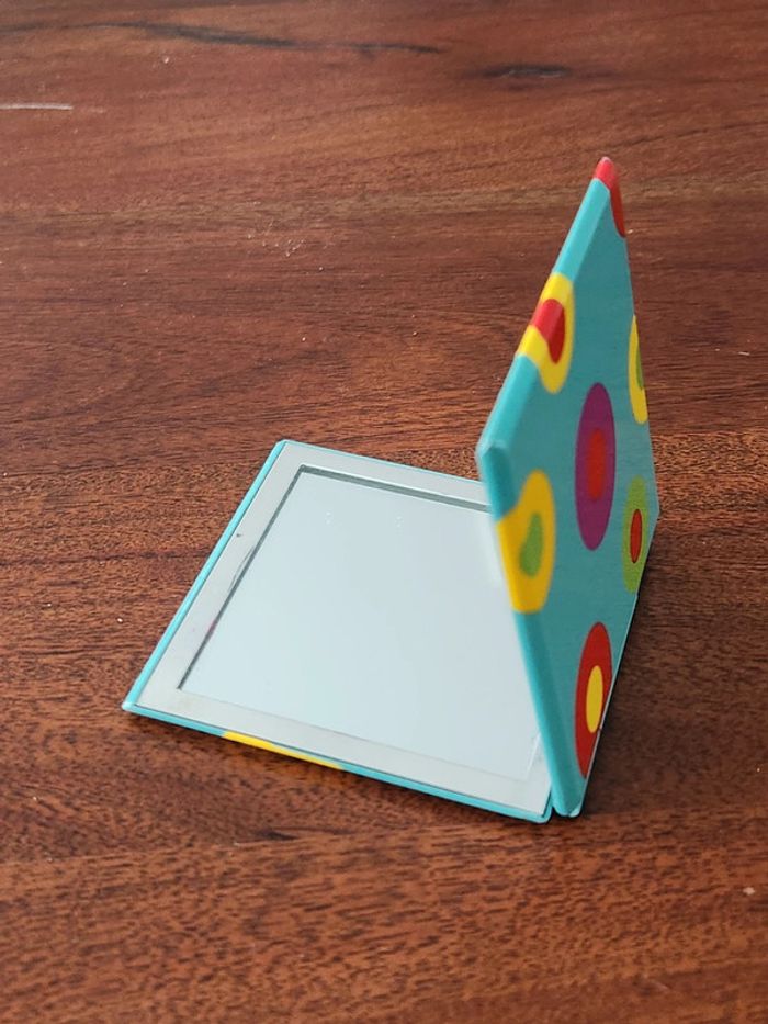 Miroir de poche Pylones Bleu