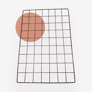 Grille murale métal – 38 x 56,5 cm