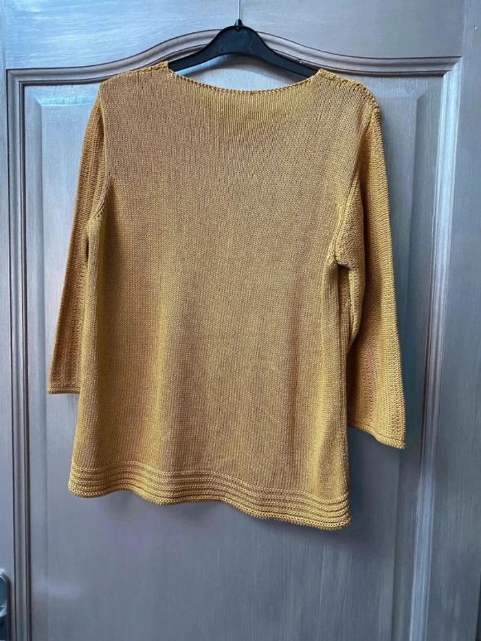 Pull moutarde d’été taille 3 - photo numéro 4