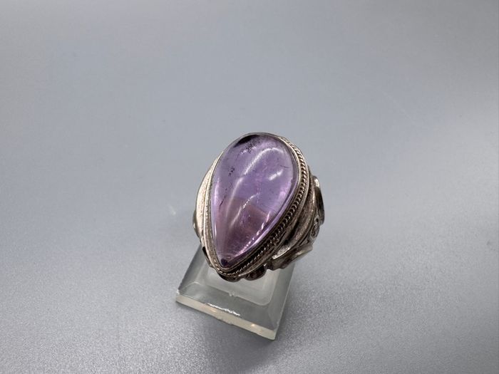 Bague en pierre améthyste - photo numéro 5
