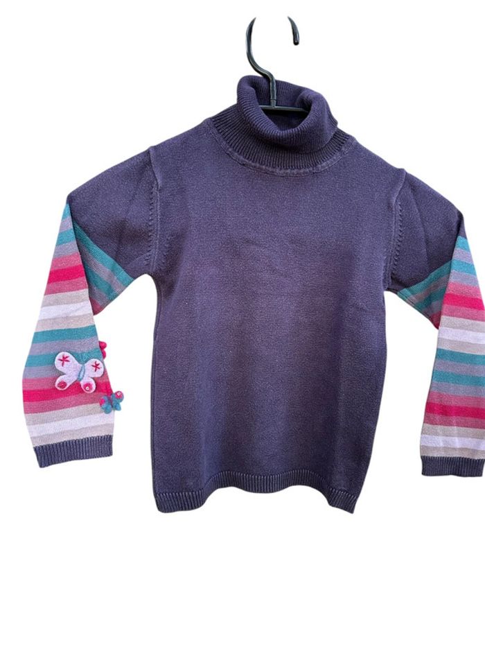 Pull col roulé #du pareil au même#taille 4 ans