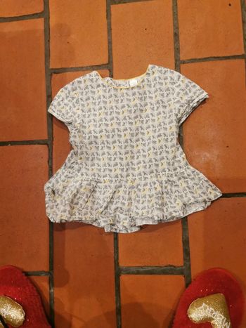 Chemisier manches courte 23 mois