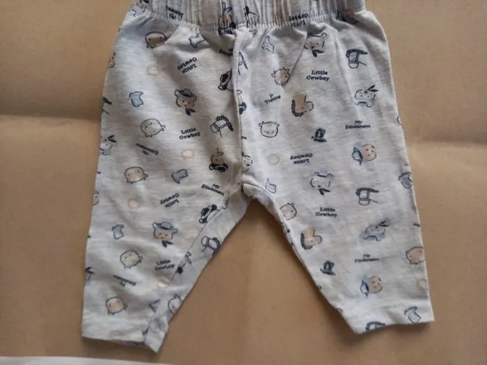 Ensemble (T-shirt ML + Legging) 0-1mois - photo numéro 3