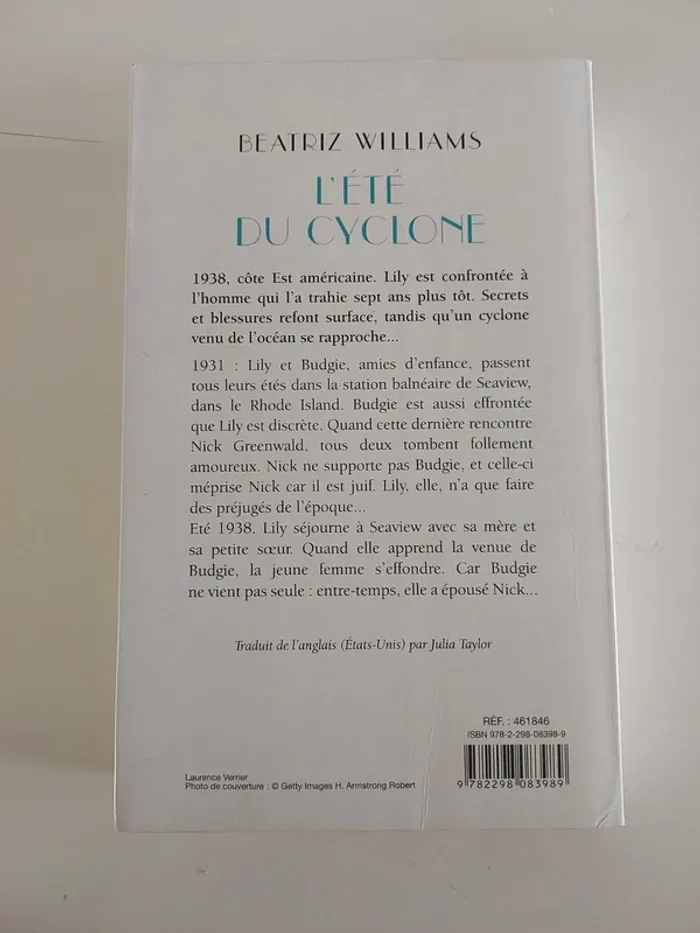 L'œil du cyclone, Beatriz Williams - photo numéro 2