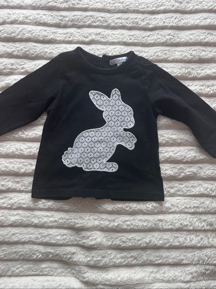 Lot 7 tshirts manches longues 12 mois - photo numéro 2