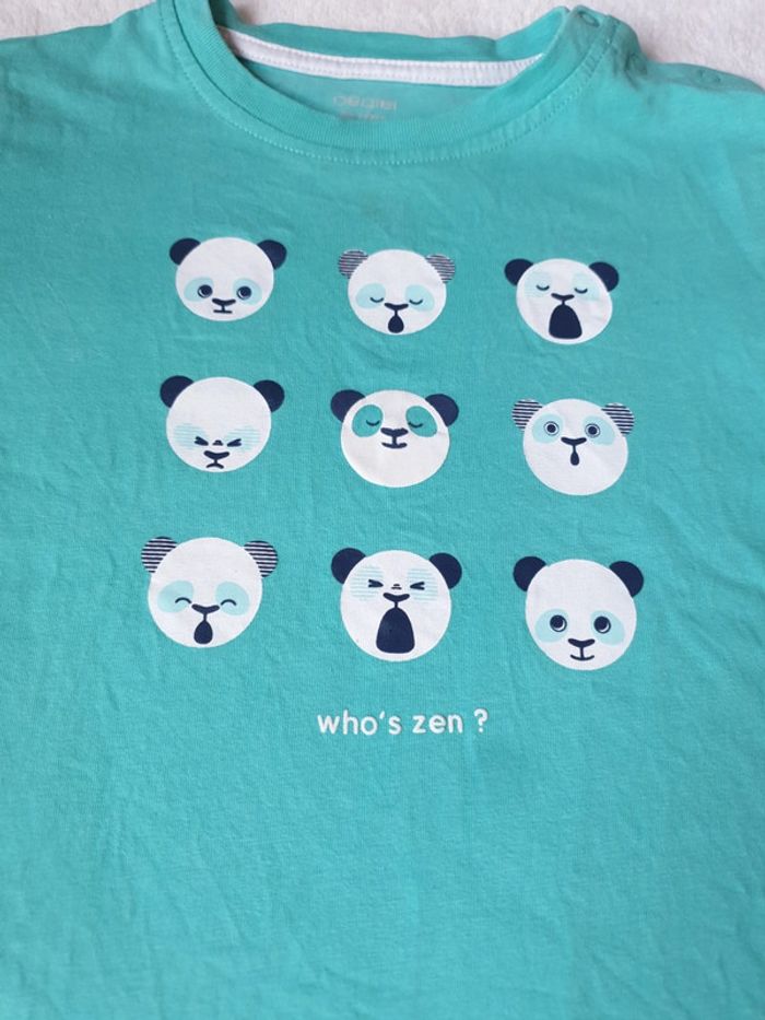 T-shirt oursons who's zen - photo numéro 2