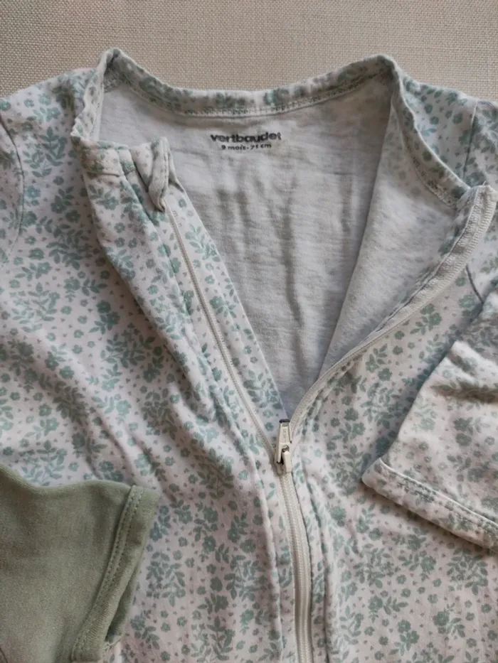Lot body manches courtes et pyjama léger Vertbaudet 9 mois - photo numéro 3