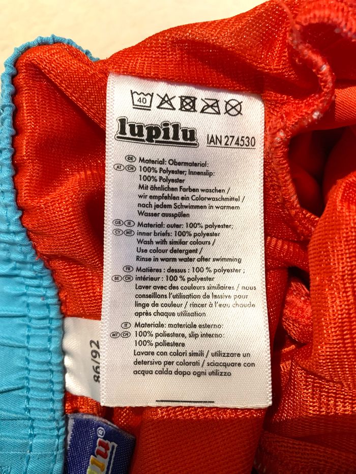 Maillot Short de bain garçon  Lupilu 12-24 mois - photo numéro 5