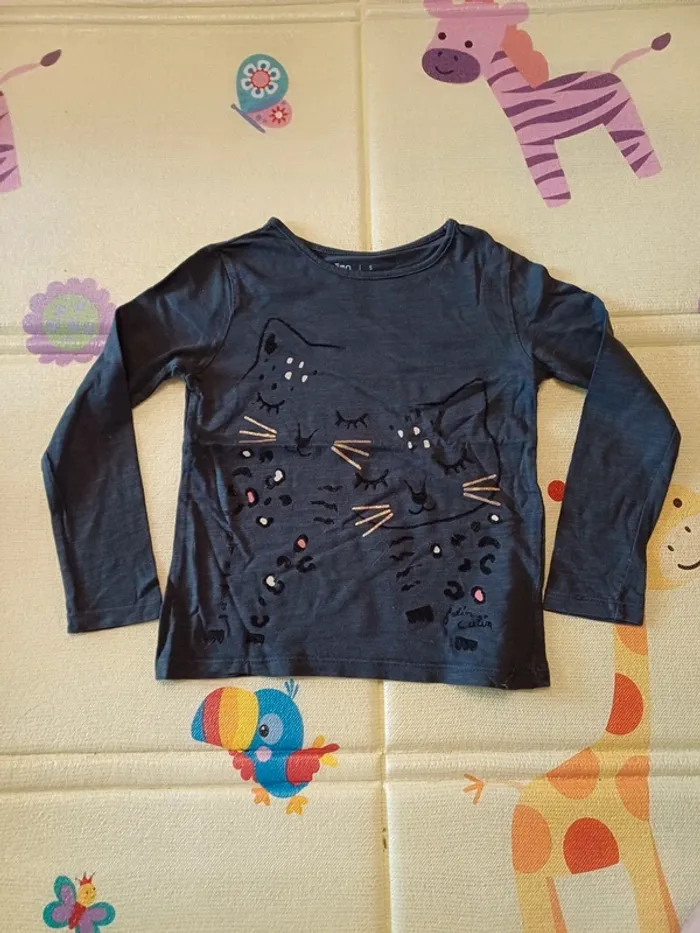 Lot 6 t-shirt manches longues 5 ans - photo numéro 8