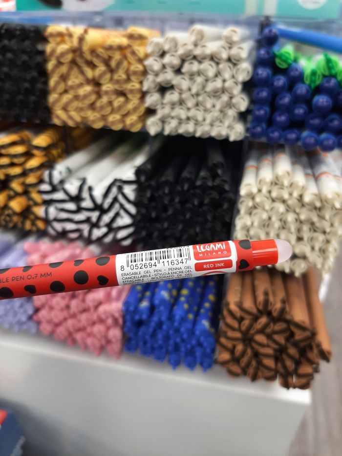 Stylo effaçable coccinelle legami - photo numéro 2