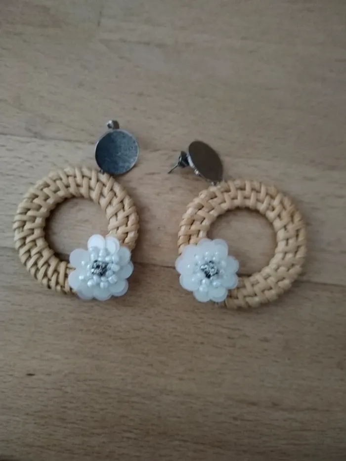Boucles d'oreilles camaïeu
