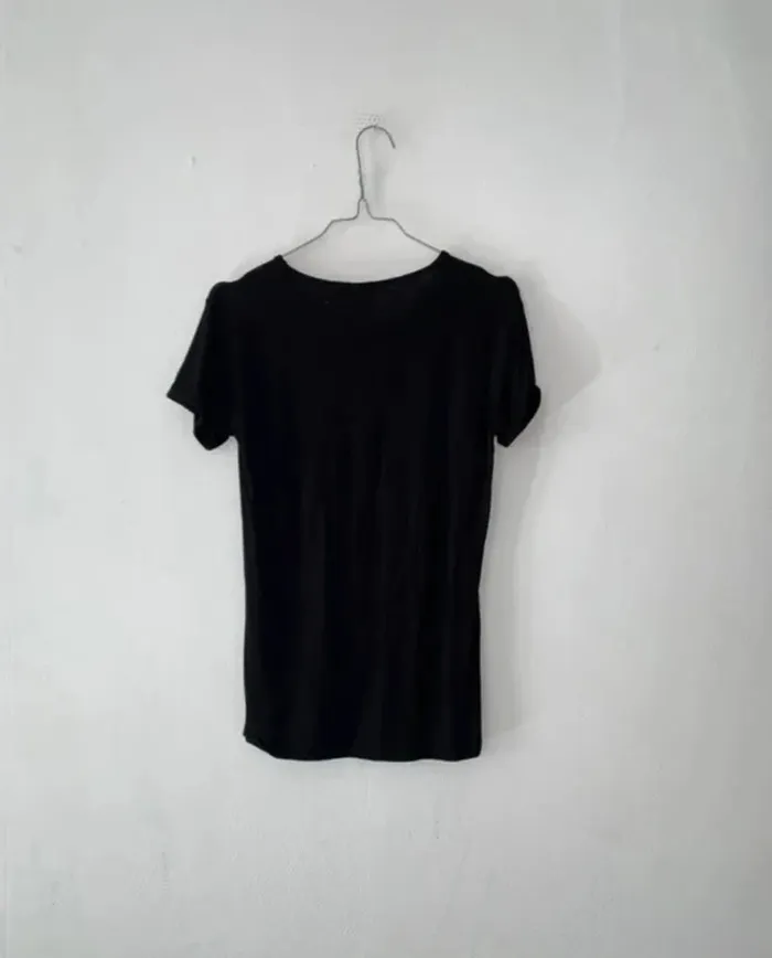 T-shirt noir femme taille 38 - photo numéro 3