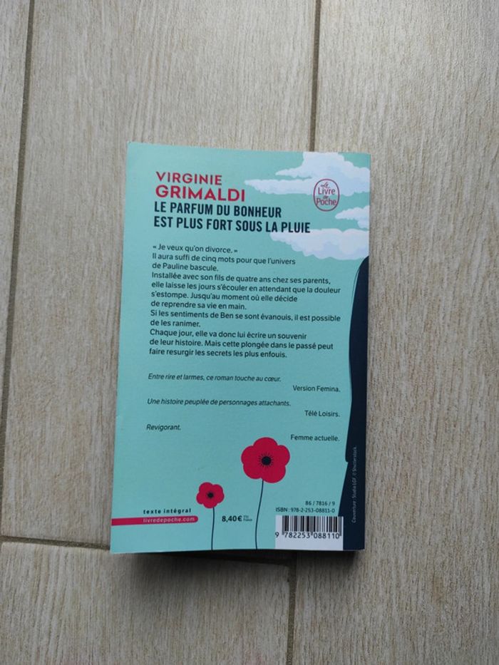 Virginie Grimaldi " le parfum du bonheur est plus fort sous la pluie" - photo numéro 2