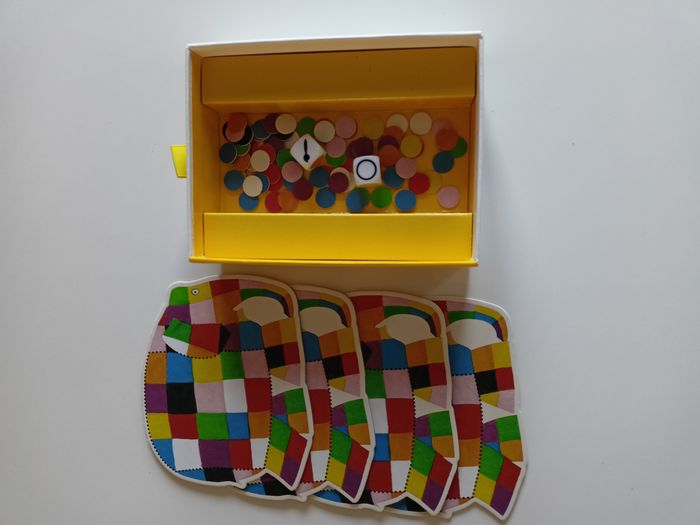 Elmer le jeu des couleurs complet l'école des loisirs sans notice - photo numéro 3