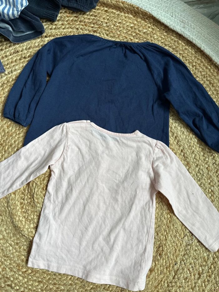 Lot tee shirt fille 18 mois - photo numéro 6