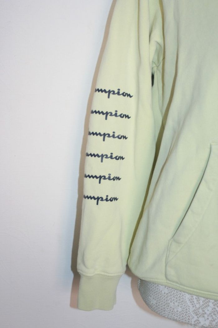 Sweat Champion jaune clair - photo numéro 3