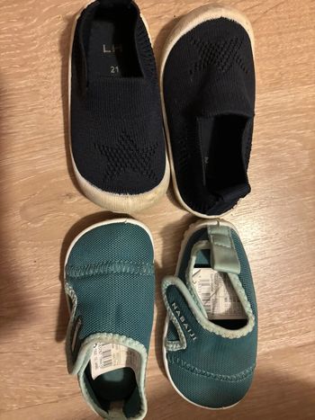 Lot de deux paire de chaussures d’été / plage