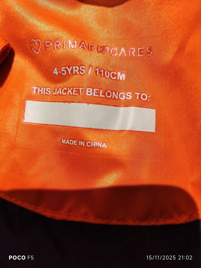 Veste enfant 4 ans orange - photo numéro 4