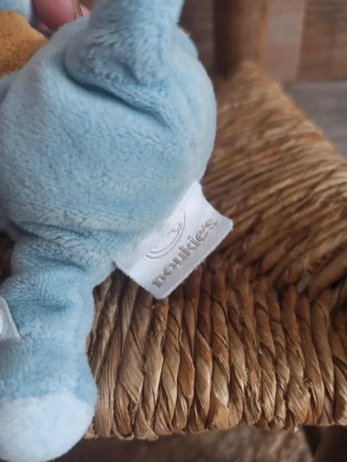 Peluche zèbre Zebrito et le chien Achille noukie's tbe - photo numéro 3