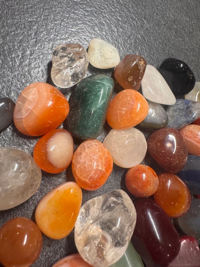 Lot de 260 g de pierres polies – Idéal collection ou création - photo numéro 2