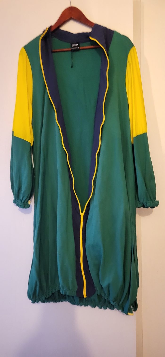 Robe trench verte - photo numéro 3