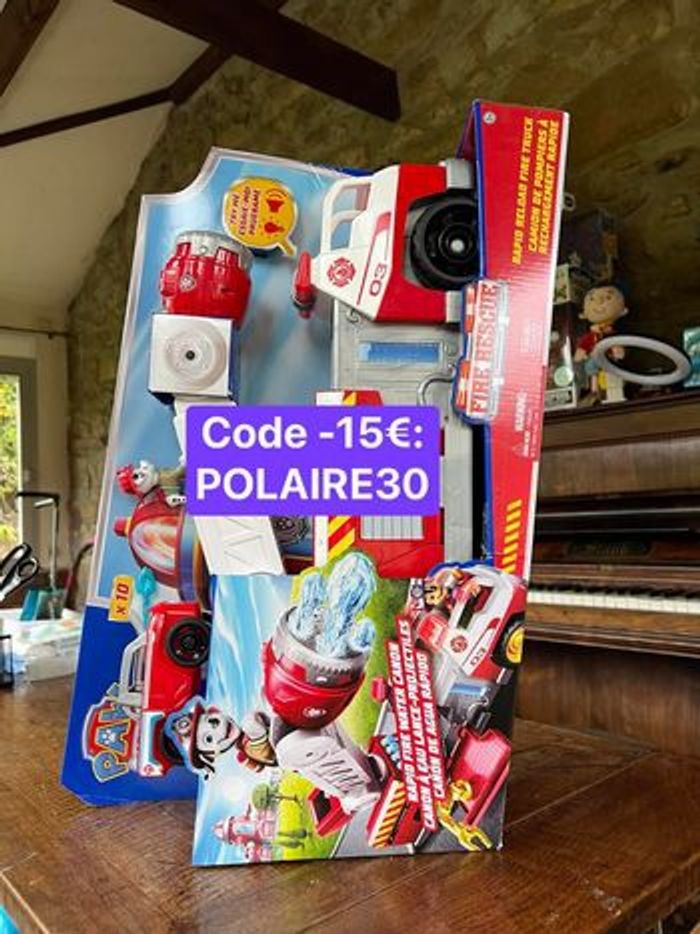 Camion de pompiers deluxe Fire Rescue, La Pat' Patrouille Spin Master