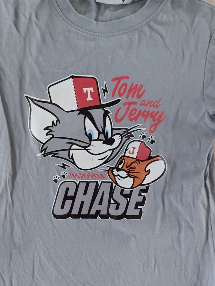 Lot de 2 tee-shirts Tom and Jerry 5-6 ans - photo numéro 2