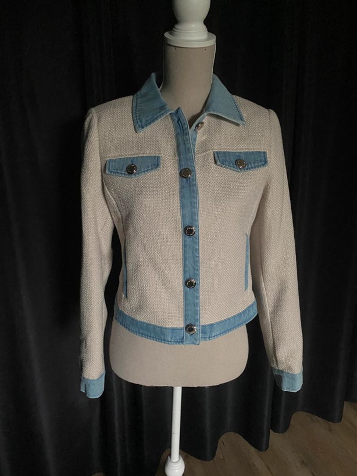 Veste Morgan tweed et jean