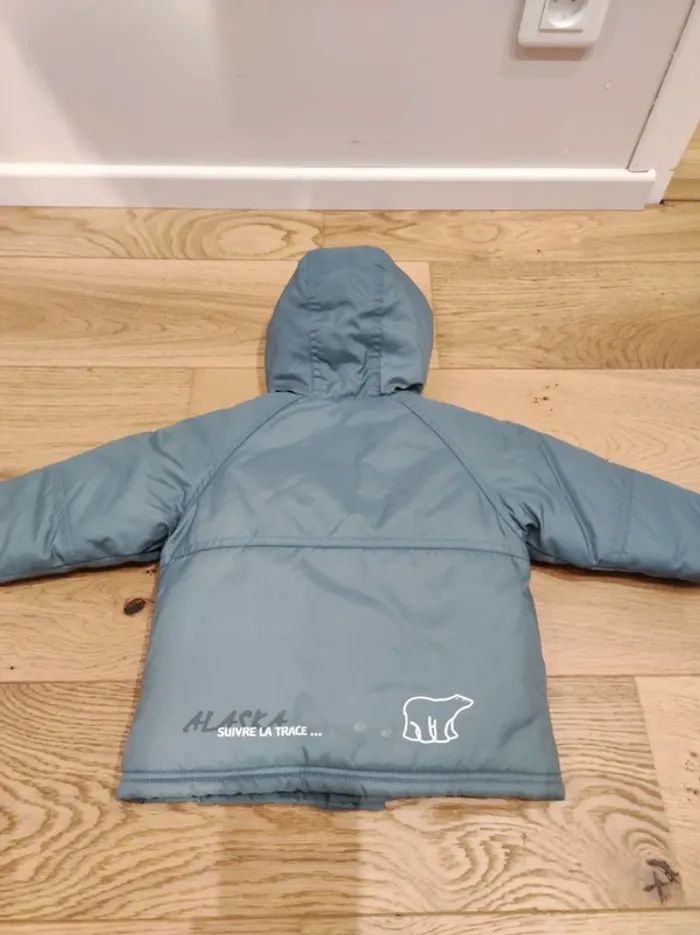 Manteau d'hiver bébé - très chaud - 6 mois - photo numéro 2