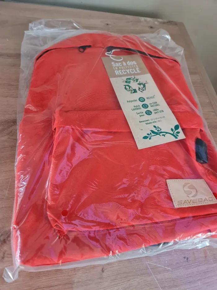 Sac à dos avec port USB neuf