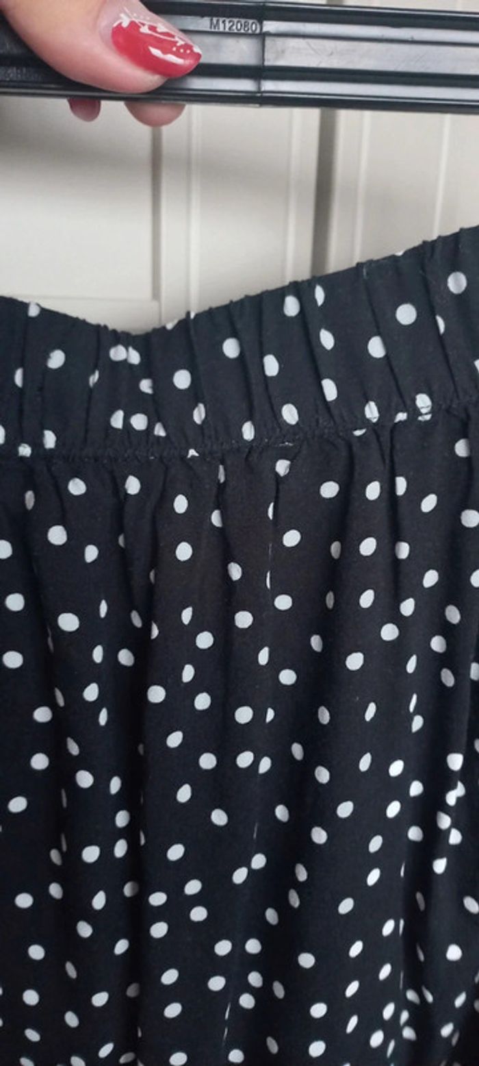 Jupe noire à pois blancs - photo numéro 2