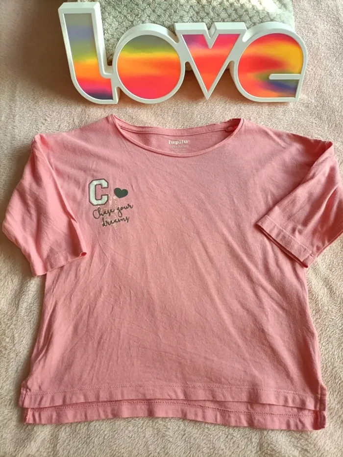 Lot t-shirt ML 6 ans fille - photo numéro 8
