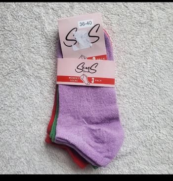 3 paires de chaussettes en 36-40