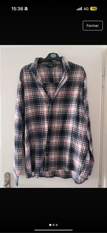 Chemise à carreaux