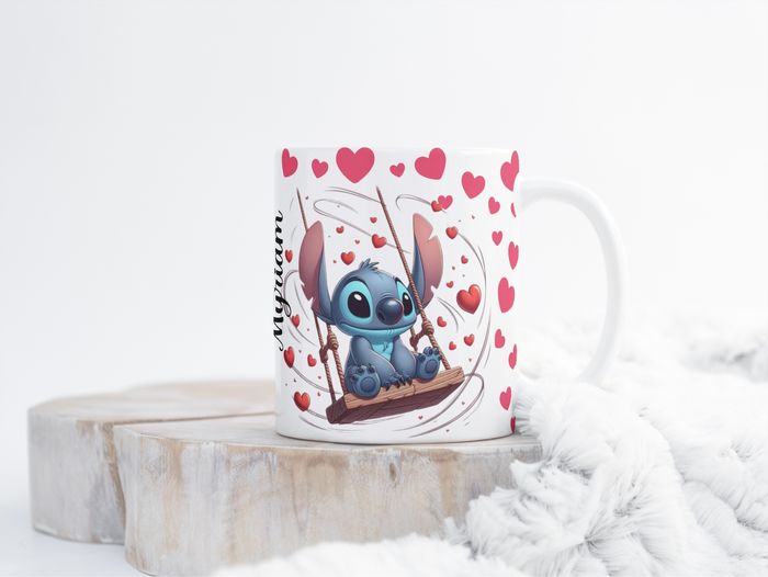 Mug stitch coeur love - photo numéro 2