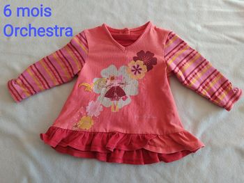 T -shirt manches longues 6 mois Orchestra