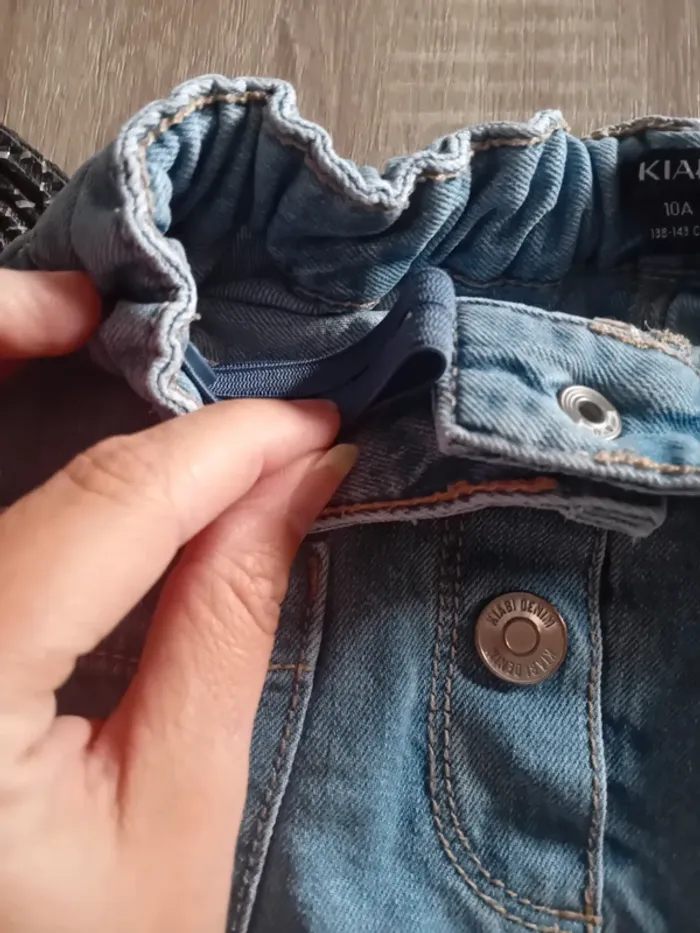 Jupe en jeans fille 10 ans - photo numéro 3