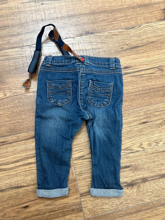 Jean bretelle fille - photo numéro 3