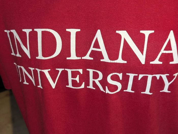 Tee-shirt Indiana University Taille L - photo numéro 3