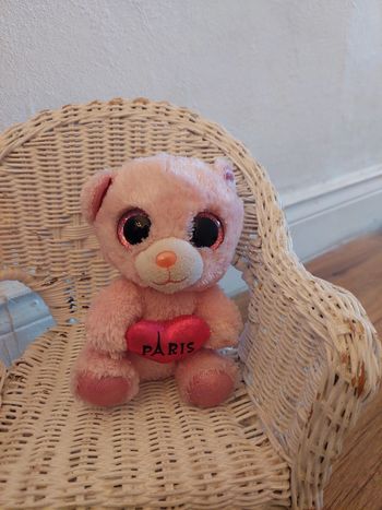 Peluche Léopard rose Paris Ty